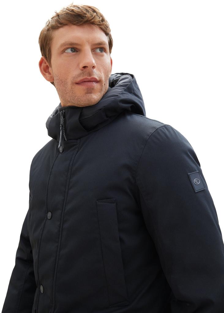 Зимняя куртка Tom Tailor Parka с отстегивающимся капюшоном (1037347) черный