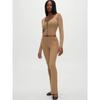 Fog Island Dusk Bella Same Style American Vintage Gyaru Design Knitted Top + Lace Bootcut Trousers Two-piece Set