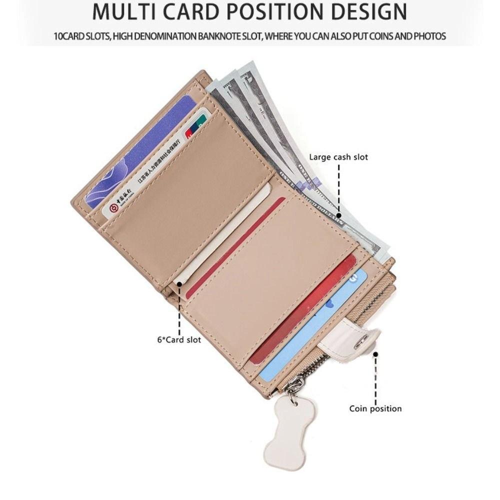 Purse Card Bag Korean Style Coin Pouch Casual PU Leather Card Holder Travel