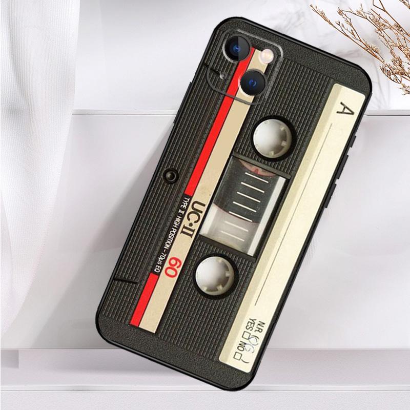 Cassette Mix Tape Shockproof Case For iPhone 17 11 14 15 16 Pro Max Plus 12 13 Mini 16e 17 Air Phone Cover
