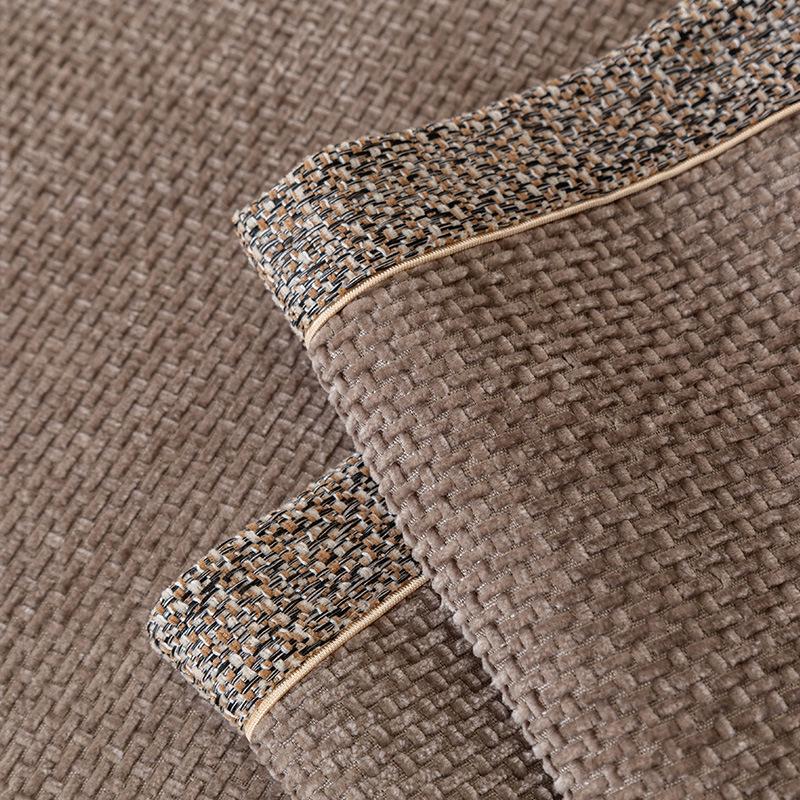 Luxuriöses modernes Chenille-Sofakissen: Einfarbig, Rutschfest, Ganzjahresdesign