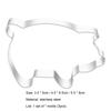 1 Set Ausstechformen Schwein Form DIY Edelstahl süße Gebäck Keks Formen für Party