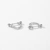 MODIAN 925 Sterling Silver Simple Infinite Love Screw Hoop Earrings Trendy Hollow Earrings For Women Girls Original Fine Jewelry
