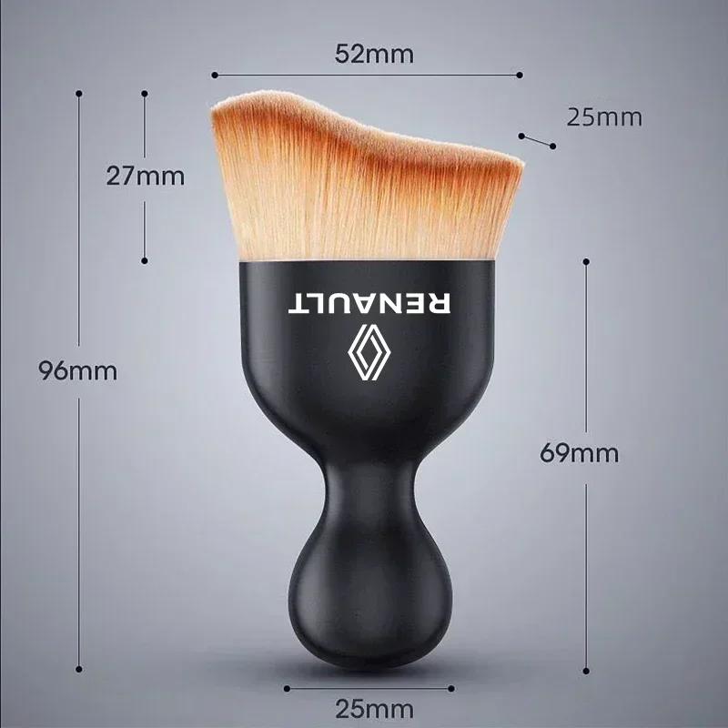 Interior Stickers Car Air Outlet Crevice Dust Removal Brushes Auto Interior Cleaning Accessories For Renault Clio Laguna 2 Megan Z111