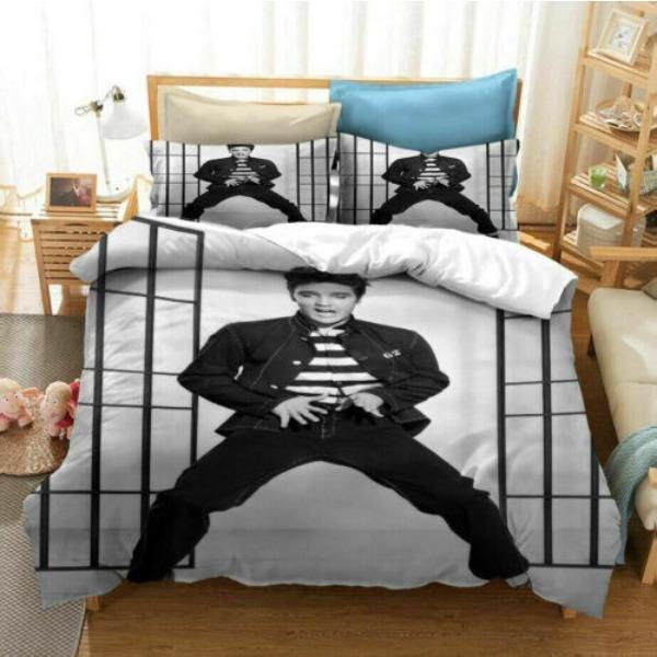 Bedding Kit, Male Star Series Size Three-Piece Quilt Cover