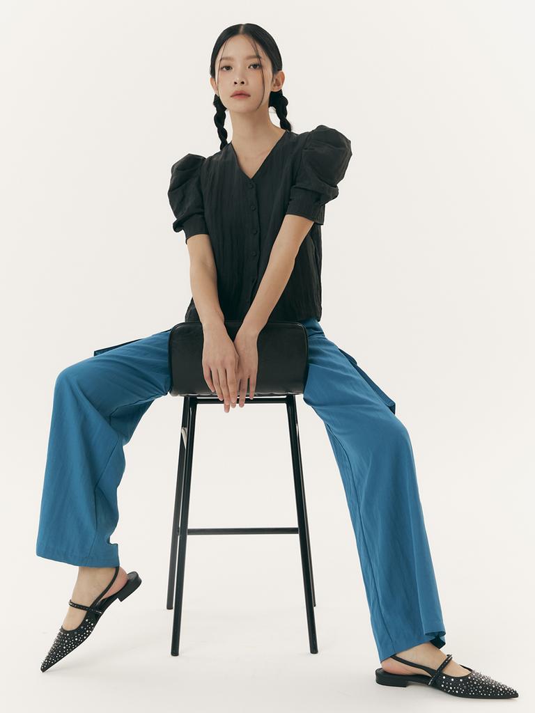 YUGADANG Turquoise Cargo Pants_Turquoise