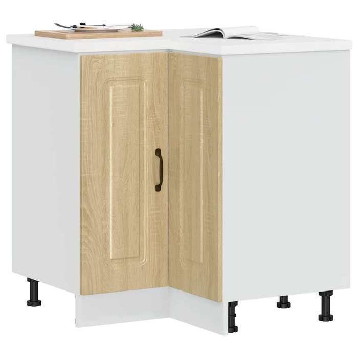 VidaXL Kitchen Corner Cabinet Kalmar Sonoma Oak Engineered Wood 853510