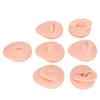Silicone Body Practice Model Simulation Silicone Ear Eye Nose Mouth Tongue and Belly Button Model for Novice