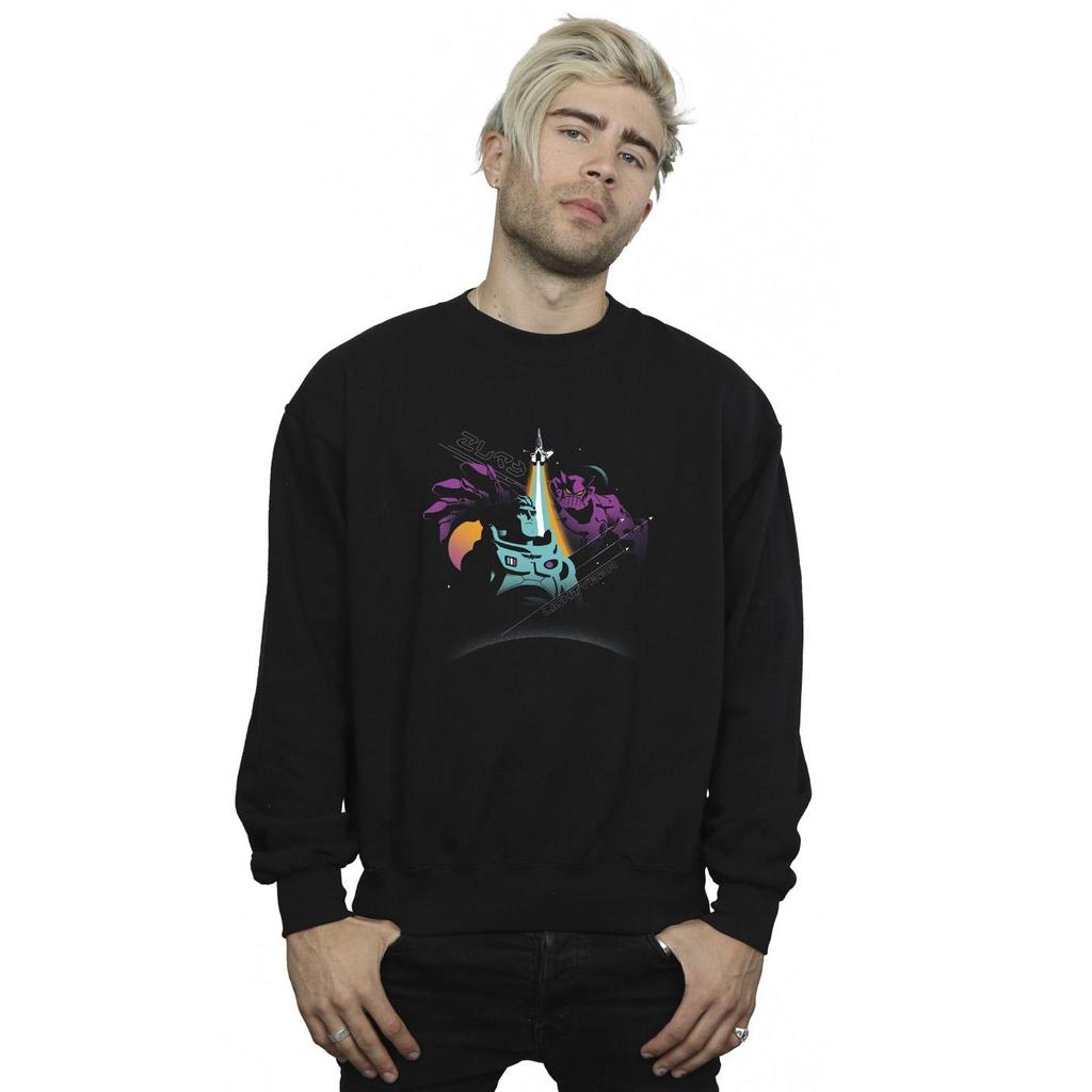 Disney Mens Lightyear Zurg In Space Sweatshirt