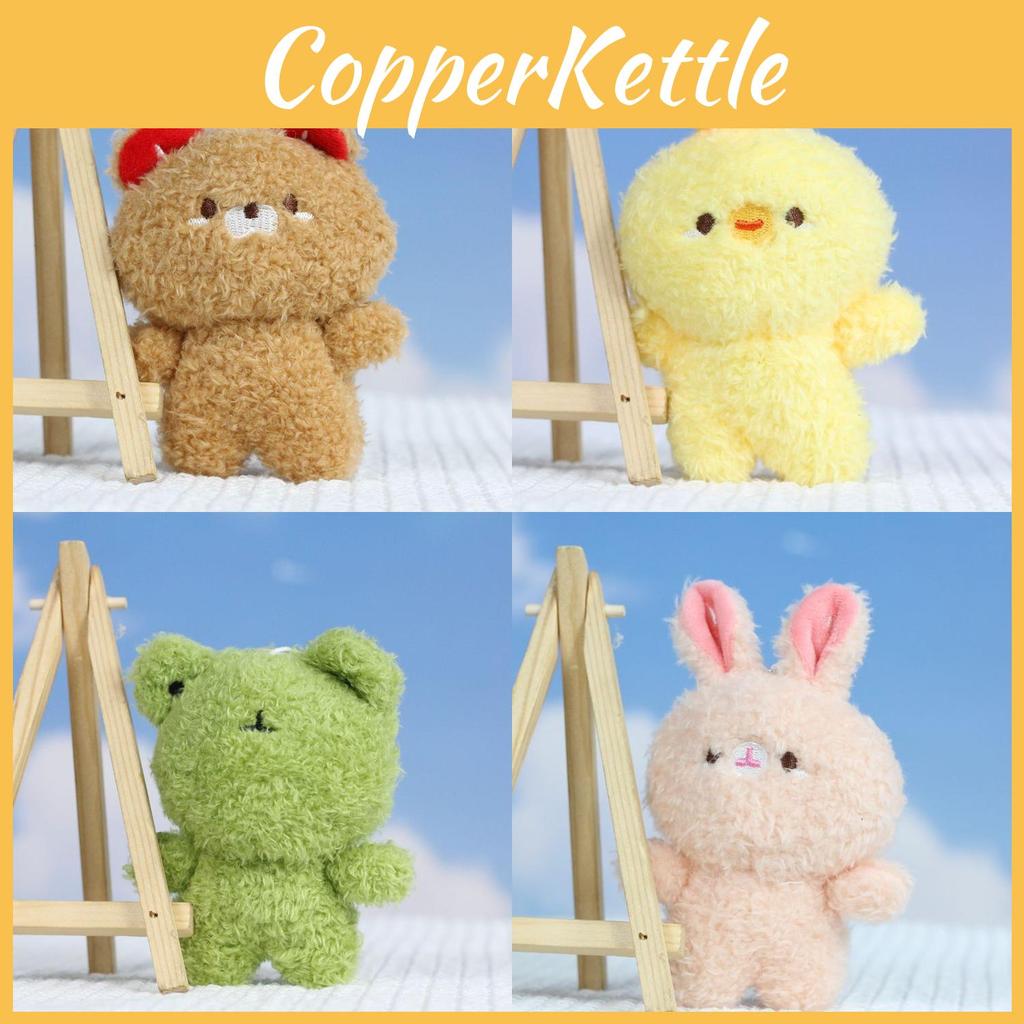 Adorable Plush Bear Keychain Cute Animal Backpack Charm With Soft Pp Cotton Filling