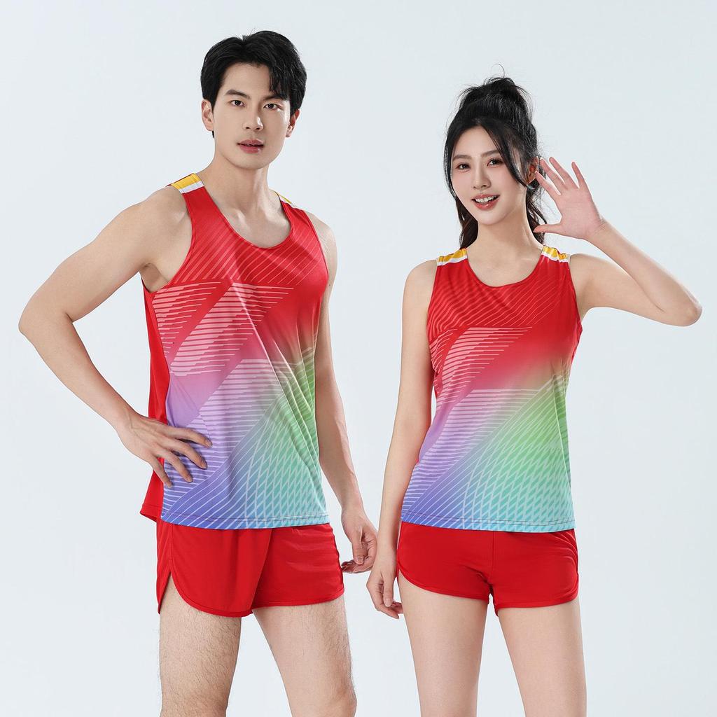 Men's Quick-Dry Track & Field Marathon Vest Set for Students & Athletes