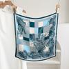 100% Mulberry Silk Small Square Scarf - European Style, High-End Feel, Perfect for Mother's Birthday or Business Gift
