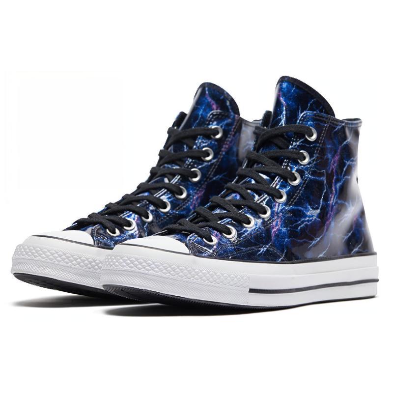 Converse Chuck Taylor All Star 1970s Non-Slip Abrasion Breathable High-Top Board Shoes Unisex Blue