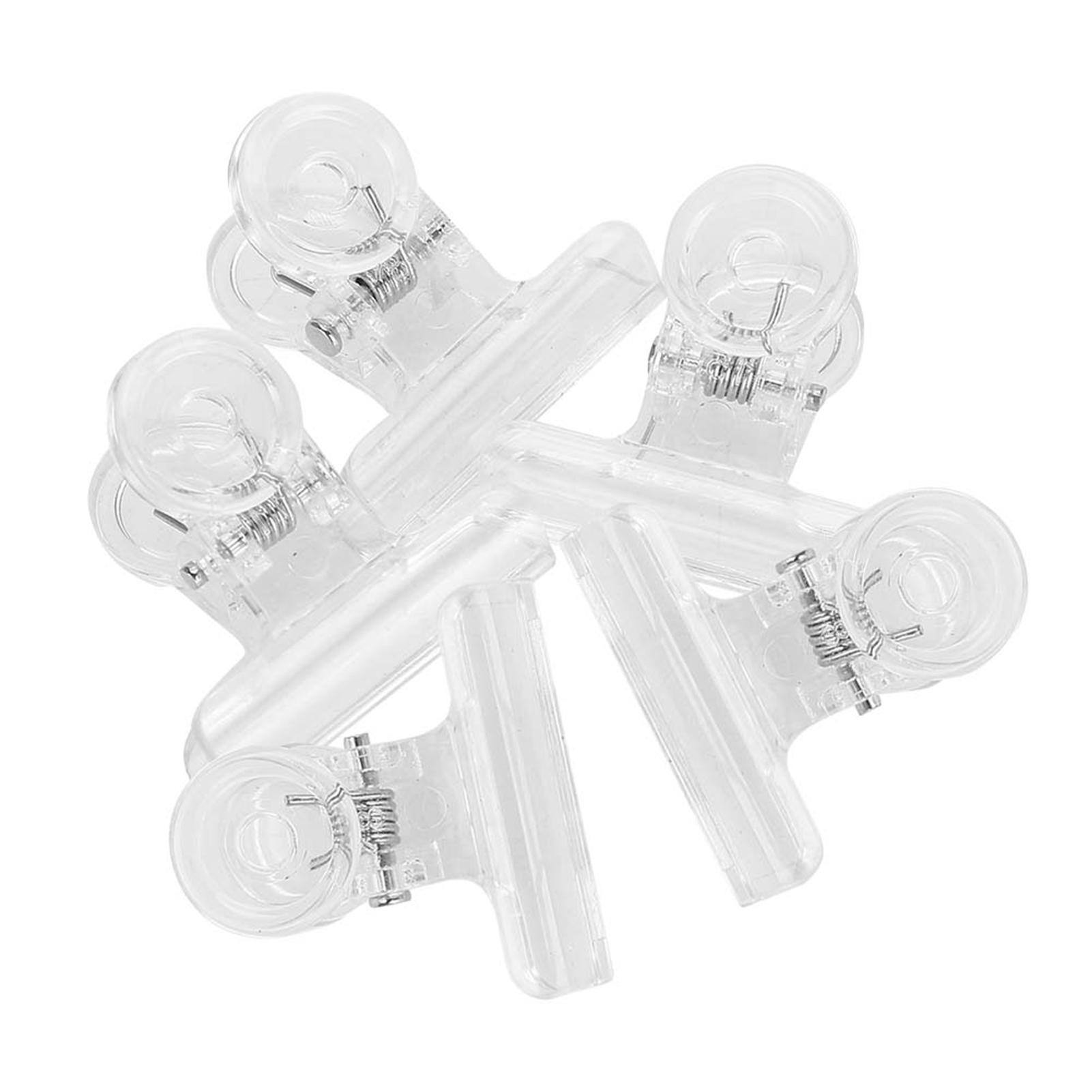 

5pcs 4 Colors C Curve Nail Extension Clips Multifunctional Plastic Nail Art Accessories clear