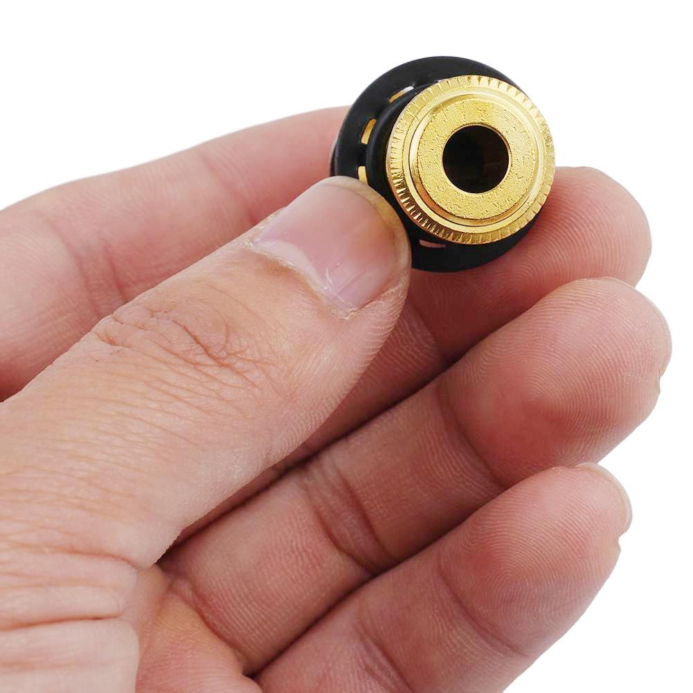 Electric Guitar Bass Parts 6.35mm Stereo Output Input 1/4 Inch Socket Plug
