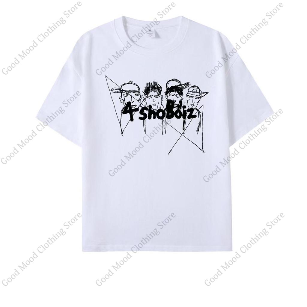 LNGSHOT T Shirt Kpop Fashion OHYUAL WOOJIN Louis RYUL Same Tshirt Unisex Women Summer High Quality Cotton Short Sleeve Tee Tops