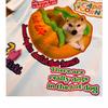 Unisex Retro Hot Dog Print Cotton T-Shirt - Plus Size, Trendy Loose Fit