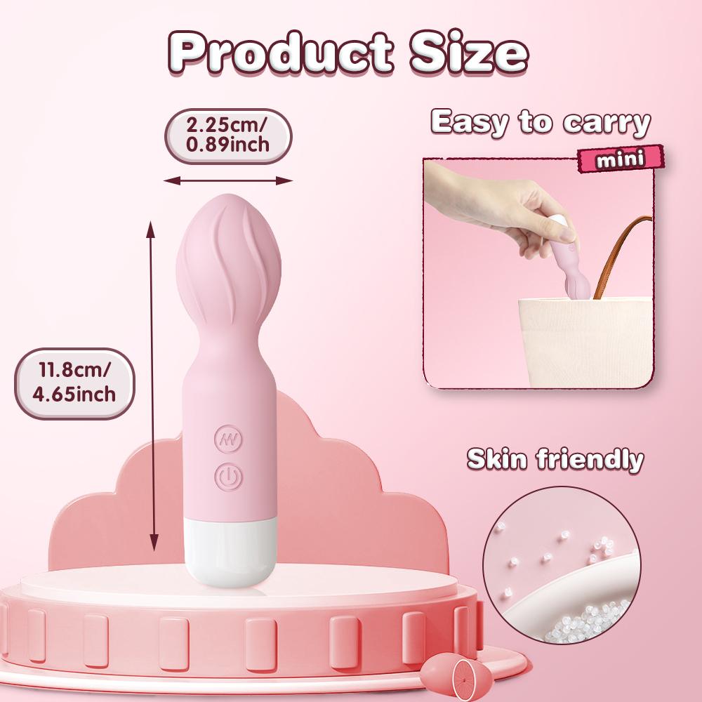 Mini AV Vibrator for Women Clitoris Stimulator Nipple G Spot Dildo Female Body Massage Vibrating Masturbation Adult Sex Toys