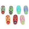7Pcs Pet Mini Cute Ladybug Shape Electric Funny Toy Playing Interactive with Battery for Cat