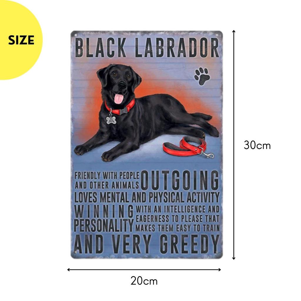 Retro Tin Dog 20 X 30 Wall NYANDELMO Sign, (Poodle), Cm, Hanging, 4-Hole, Lightweight, Vintage, American, English, ND-0308-R04-J-DOG-14