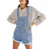 Women's Loose Multi-Pocket Overalls Jeans - European & American Style