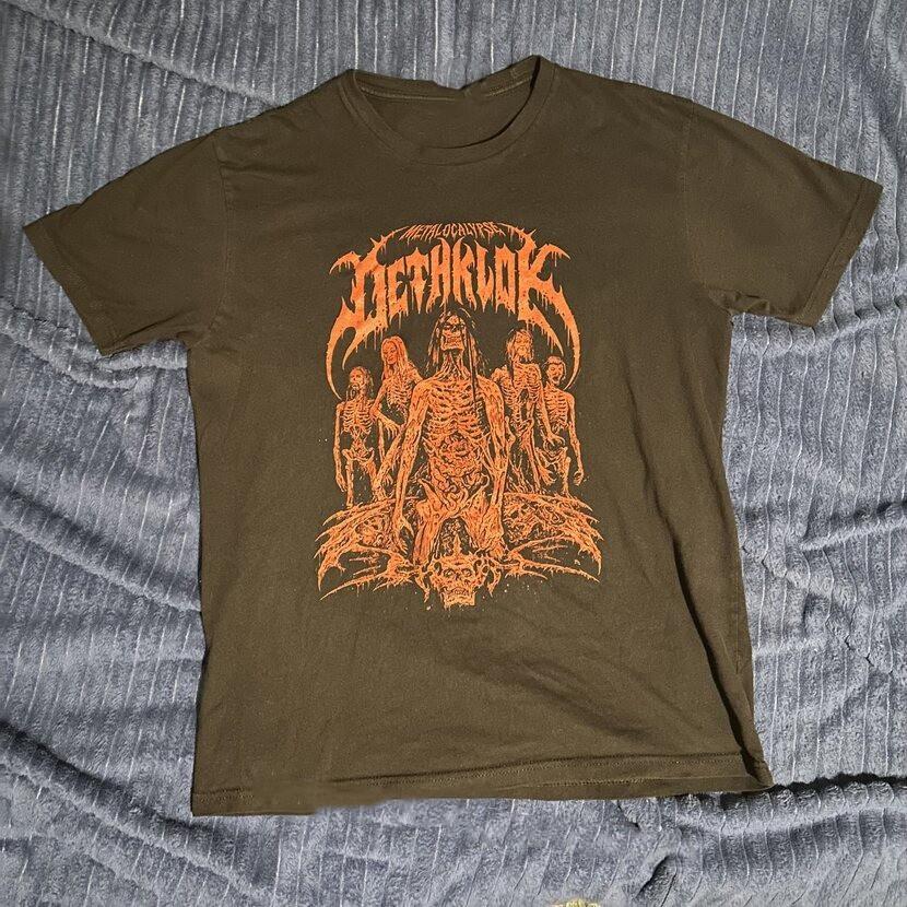 Горячая Популярная Рок-Музыкальная Группа Dethklok Черная S-5XL Футболка SG331 Унисекс Футболка XXXXL