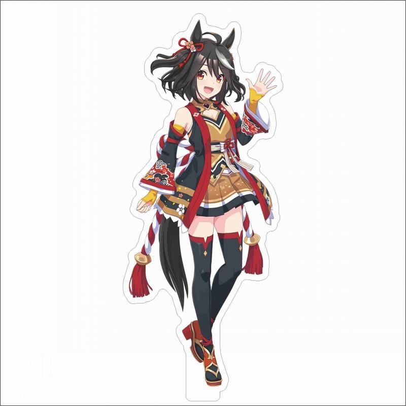 Japan Beautiful Derbil 15 Cm Cartoon Characters Acrylic Double-sided Stand Model Kawaii Cute Office Decoration Panel Permanent Recording Fans