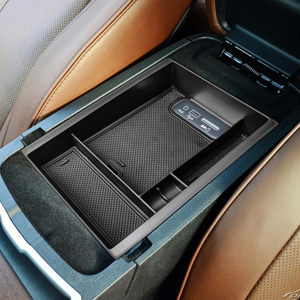 Center Console Tray for Dodge Charger 2015 2016-2022 2021 2023 Armrest Box Storage Car Center Console Organizer ABS Accessories T888