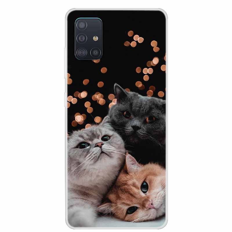 For Coque Samsung Galaxy A71 A51 M31 Case M31S Soft Silicone Back Case for Samsung A71 M31S Cover A 51 Shockproof Case M31 Cover
