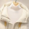 Women's Hooded 90% Down Loose Warm Vest