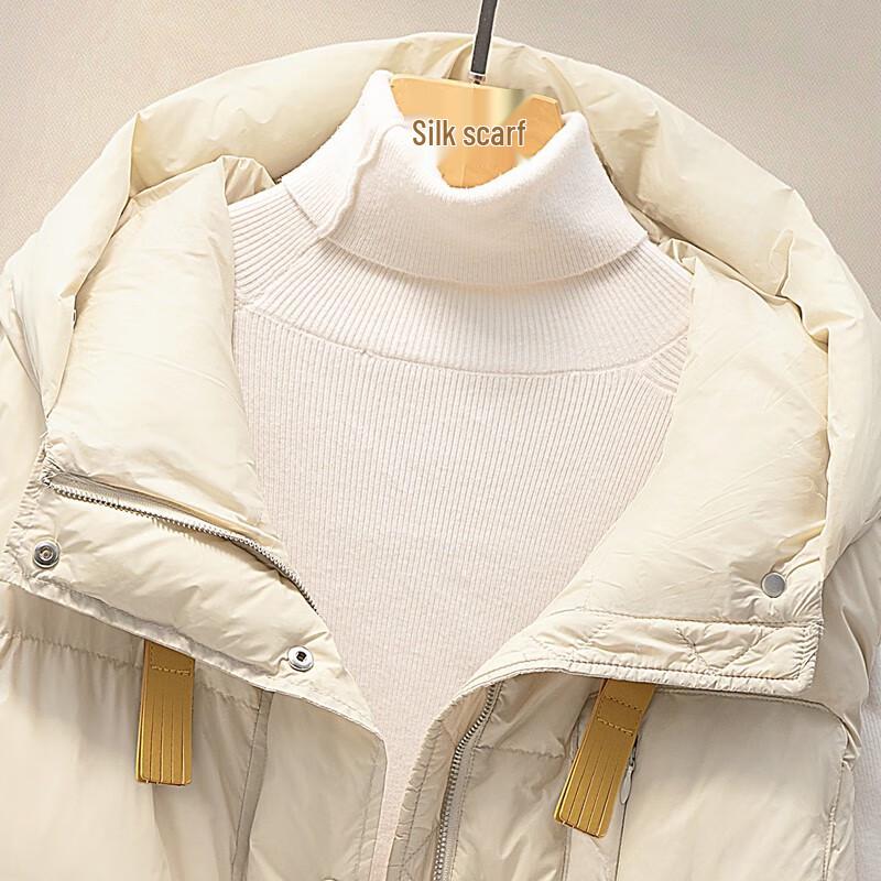 Women's Hooded 90% Down Loose Warm Vest