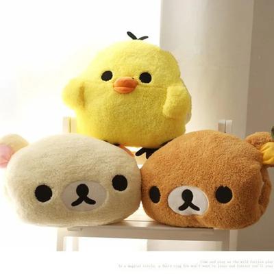 Pluszowa zabawka Rilakkuma Kiiroitori Pisklak Para Poduszka Rilakkuma Pluszowy Miś Lalka Pluszowa Poduszka Ogrzewacz do Rąk Zimowy Prezent na Boże Narodzenie