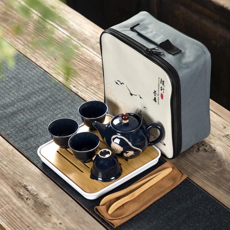 Ceramic Travel Kung Fu Tea Set