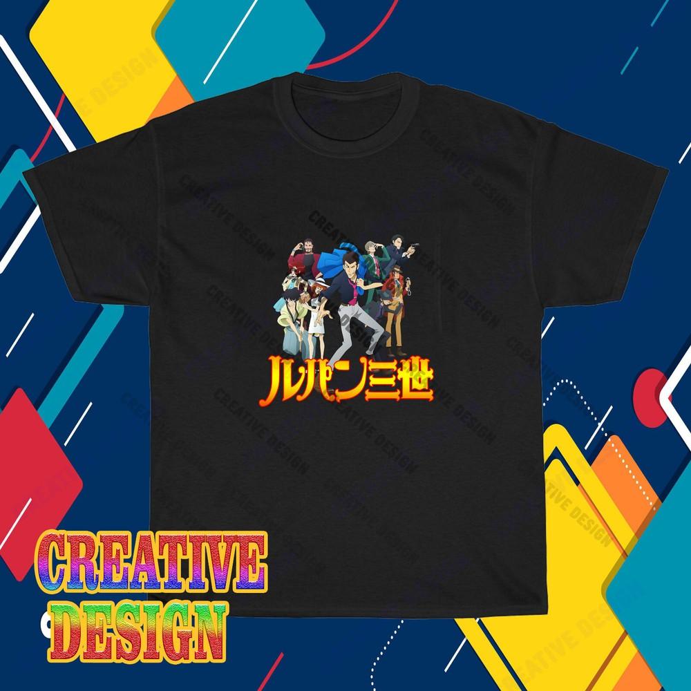 

New Lupin The 3rd Anime Logo T-Shirt Funny Size S to 5XL S