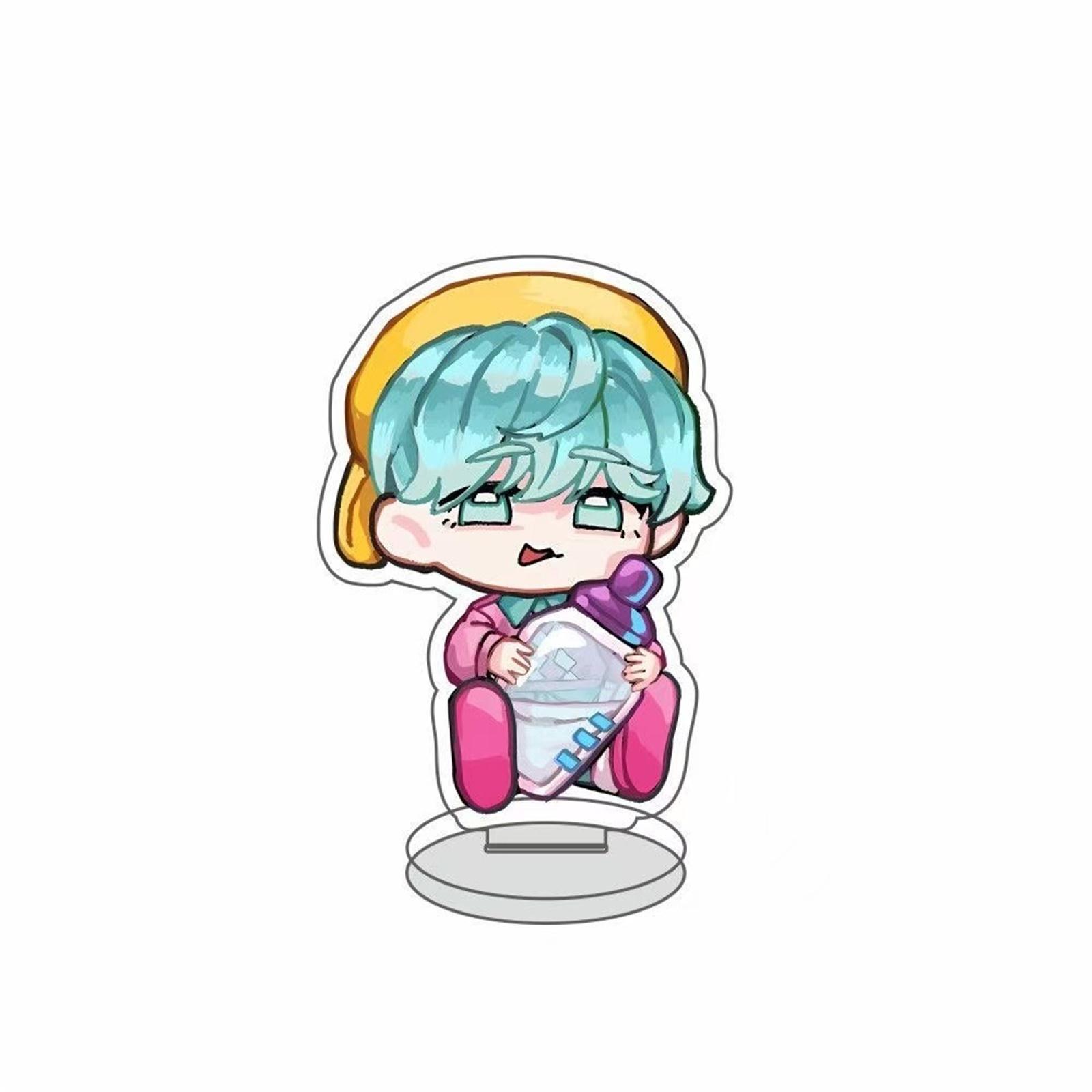 

Girls Group Anime Peripheral Stand Girls Group Acrylic Stand Secondary Ornaments Small Stand Student Gift One Size