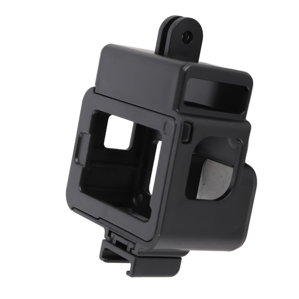 Action Camera Cage Plastic Vlog Camera Hot Shoe Protector Housing for Hero 7 6 5 Black Action Cameras