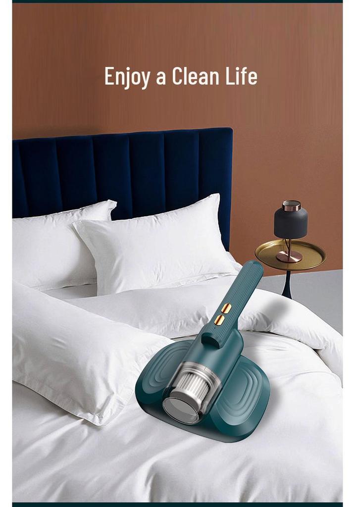 Handheld Wireless Vacuum Cleaner for Mite Removal from Beds