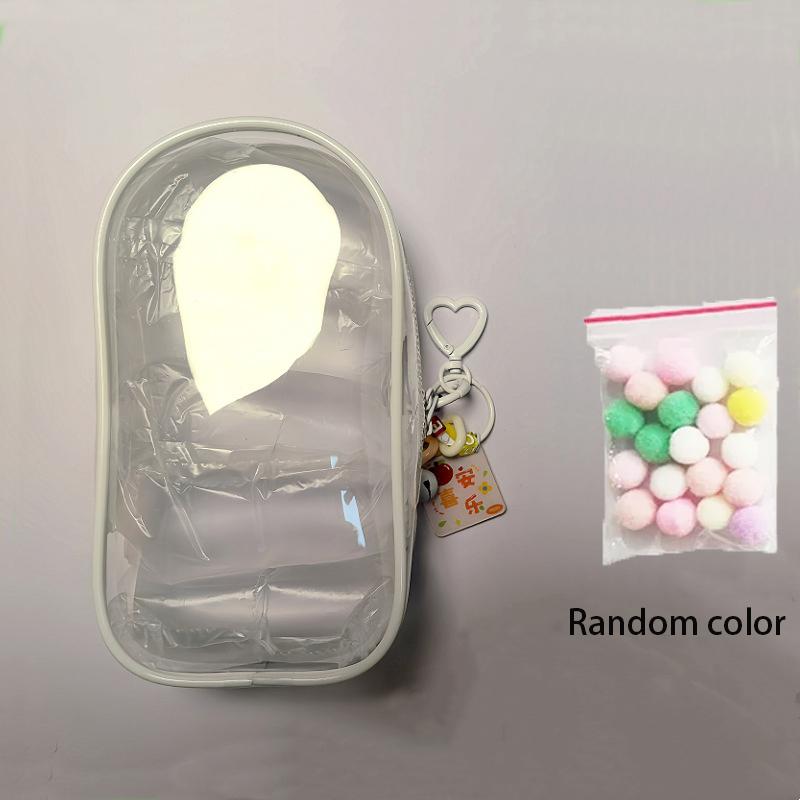 Transparent Protector Case Display Bag for 15/17cm Ropa Labubu Storage Bag Doll Outfit Accessories