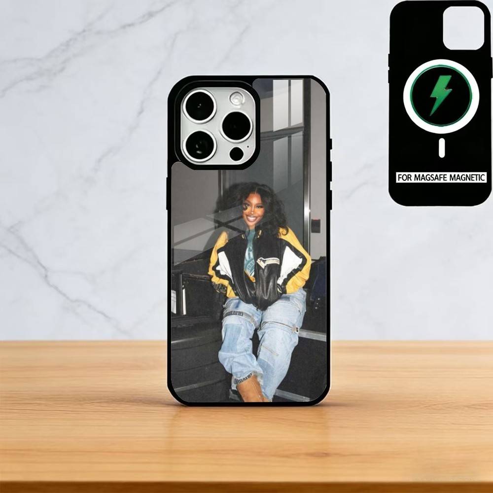 Singer SZA Lana Phone Case For iPhone17,16,15,14,13,12,11 Plus,Pro Magnetic with Magsafe Wireless Charging