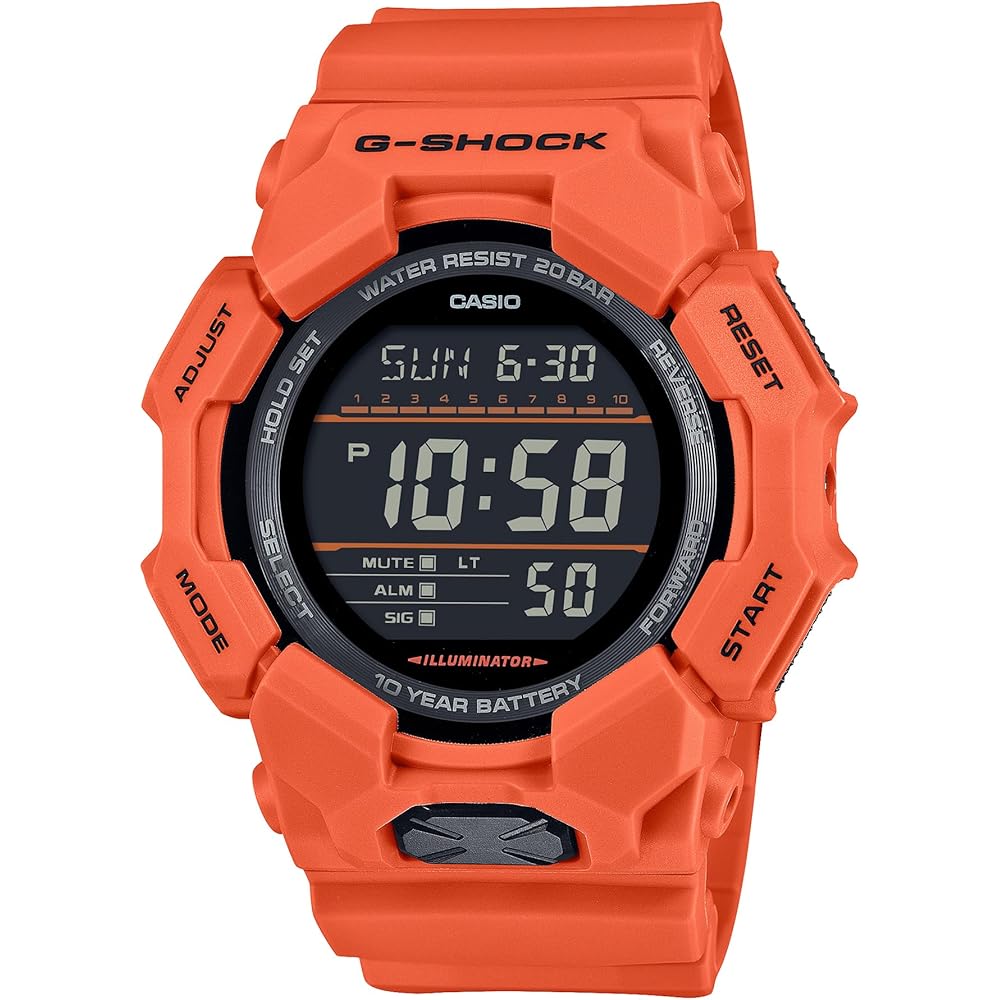 Casio G-Shock GD-010-4JF Men s Watch Long Life Battery Biomass Plastic Orange