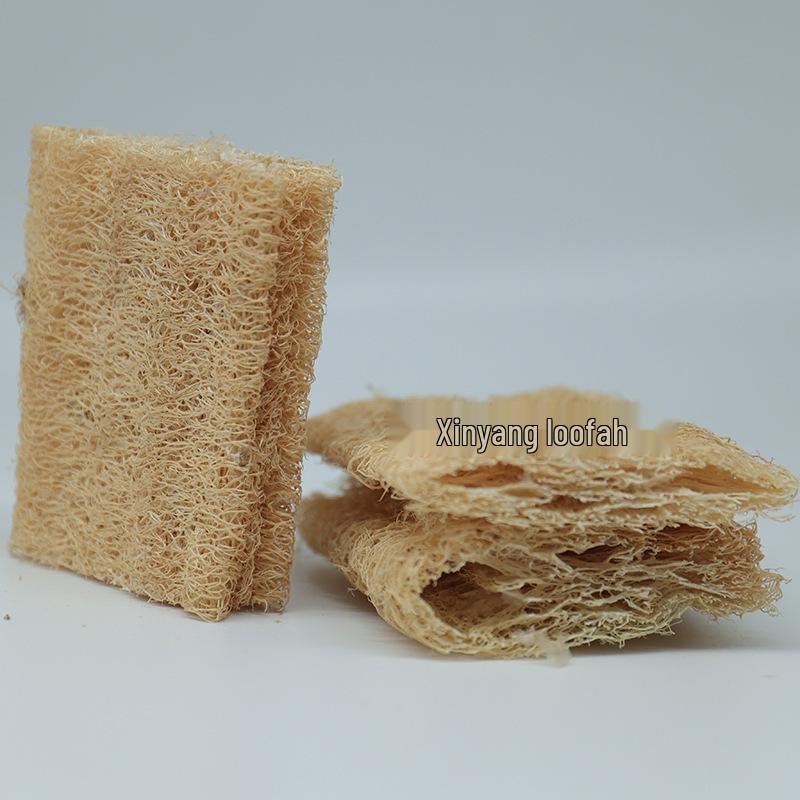 Natural Luffa Brush: Multi-Purpose Dish Scrubber & Bathing Sponge with Massage & Water Absorption Features