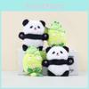 Soft Plush Bamboo Shoot Panda Pendant Keychain Perfect For Gifts And Collectibles