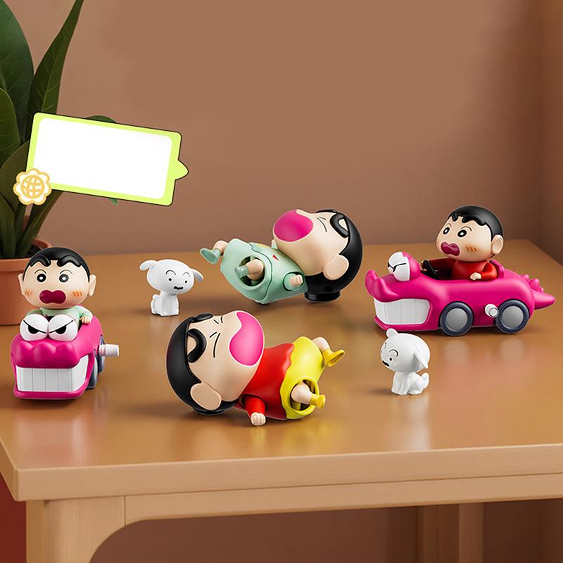 Crayon Shin Chan Dynamic Dynamic Super Vitality Series Blind Box Clockwork Doll Collectible Wind-Up Toy Desktop Decoration