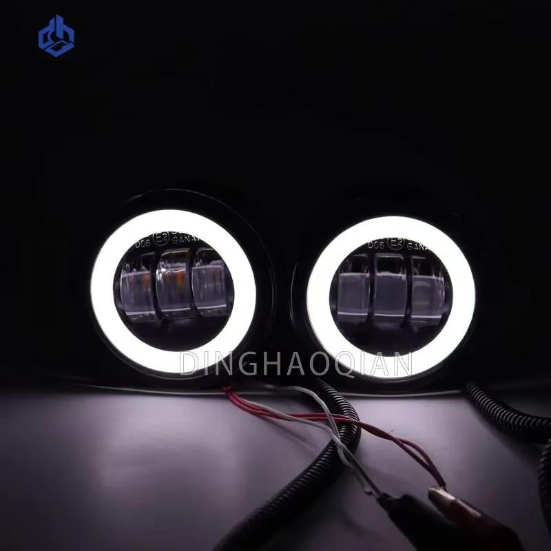 Car Fog light Angel Eye DRL 12V For Nissan Lafesta Quest Versa Rogue Cube Juke NV200 Qashqai Tiida X-Trail Note Murano Patrol