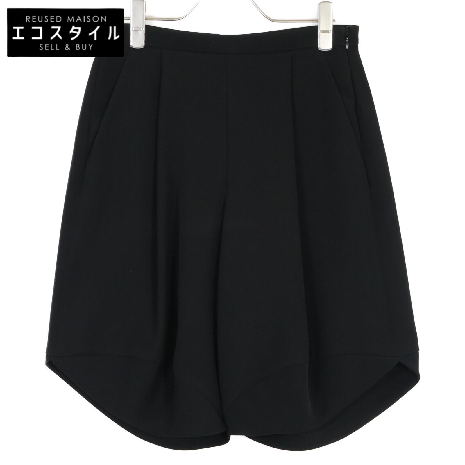 

GIORGIO ARMANI Black 21 Year 2SHPB012 T002M Balloon Short Pants Bottoms 40 blackUsed