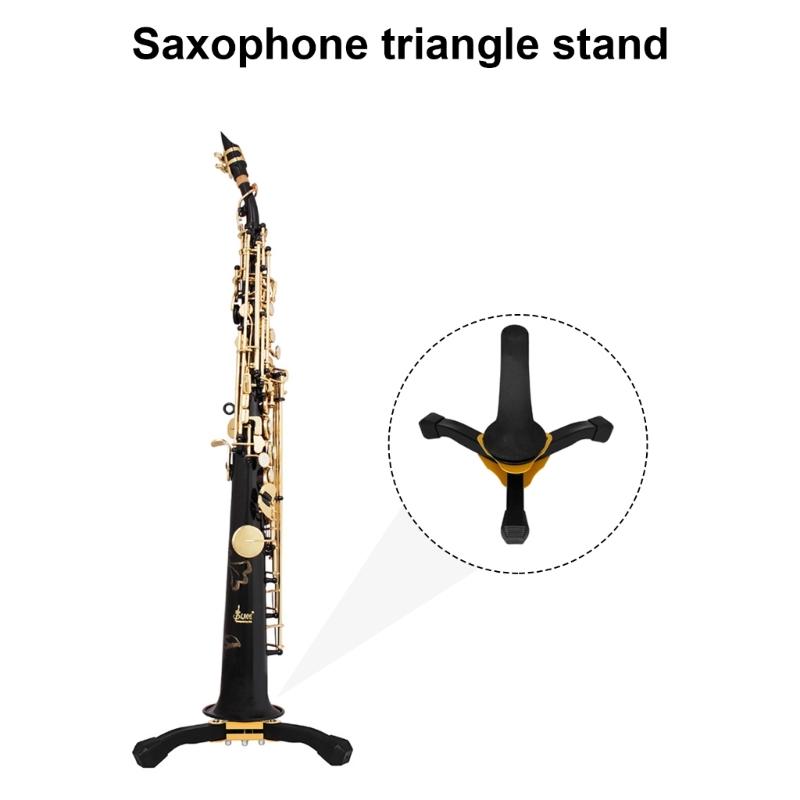 Soprano Saxophone Tripod Stand 3-Leg Stand Clarinet Rest Rack Stable Base  Portable Stable Support Flute Stands