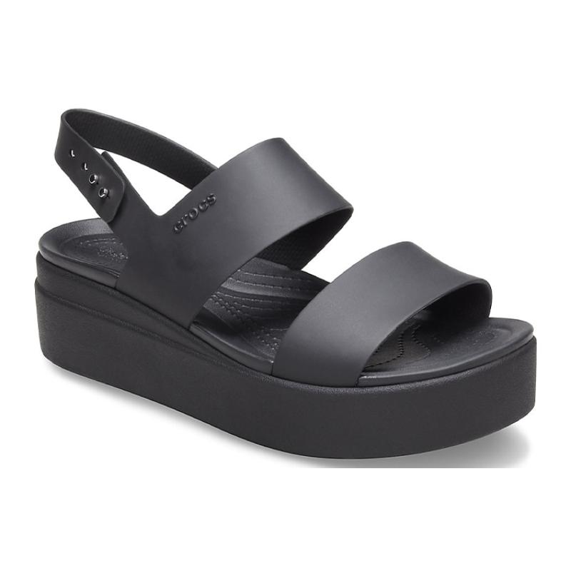 Crocs Brooklyn Thick Sole Casual Sandals Women's Black