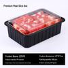 Disposable Plastic Meat Roll Boxes
