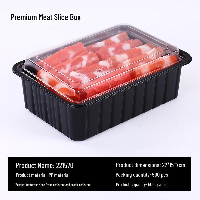 Disposable Plastic Meat Roll Boxes