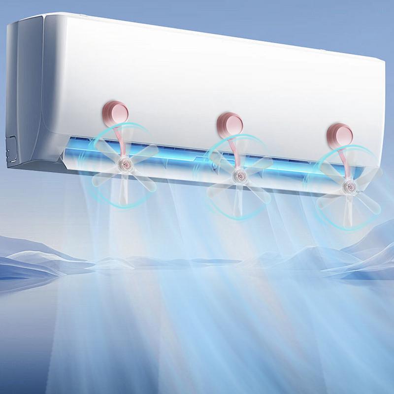 conditioner Vent Deflector 3pcs Air Conditioner Vent Cover Adjustable Conditioning Guide Fan Anti Direct Blowing Wind Deflector